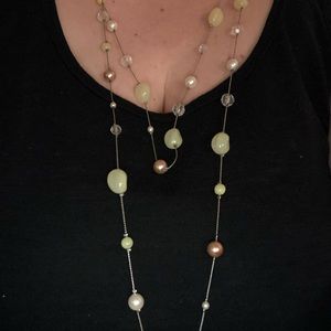 Vintage Francesca’s Collections Lime Necklace